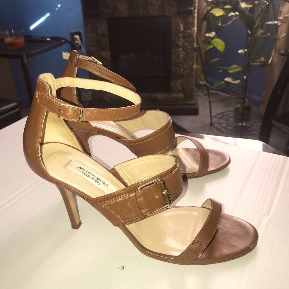 Saks Fifth Avenue Strappy Heels